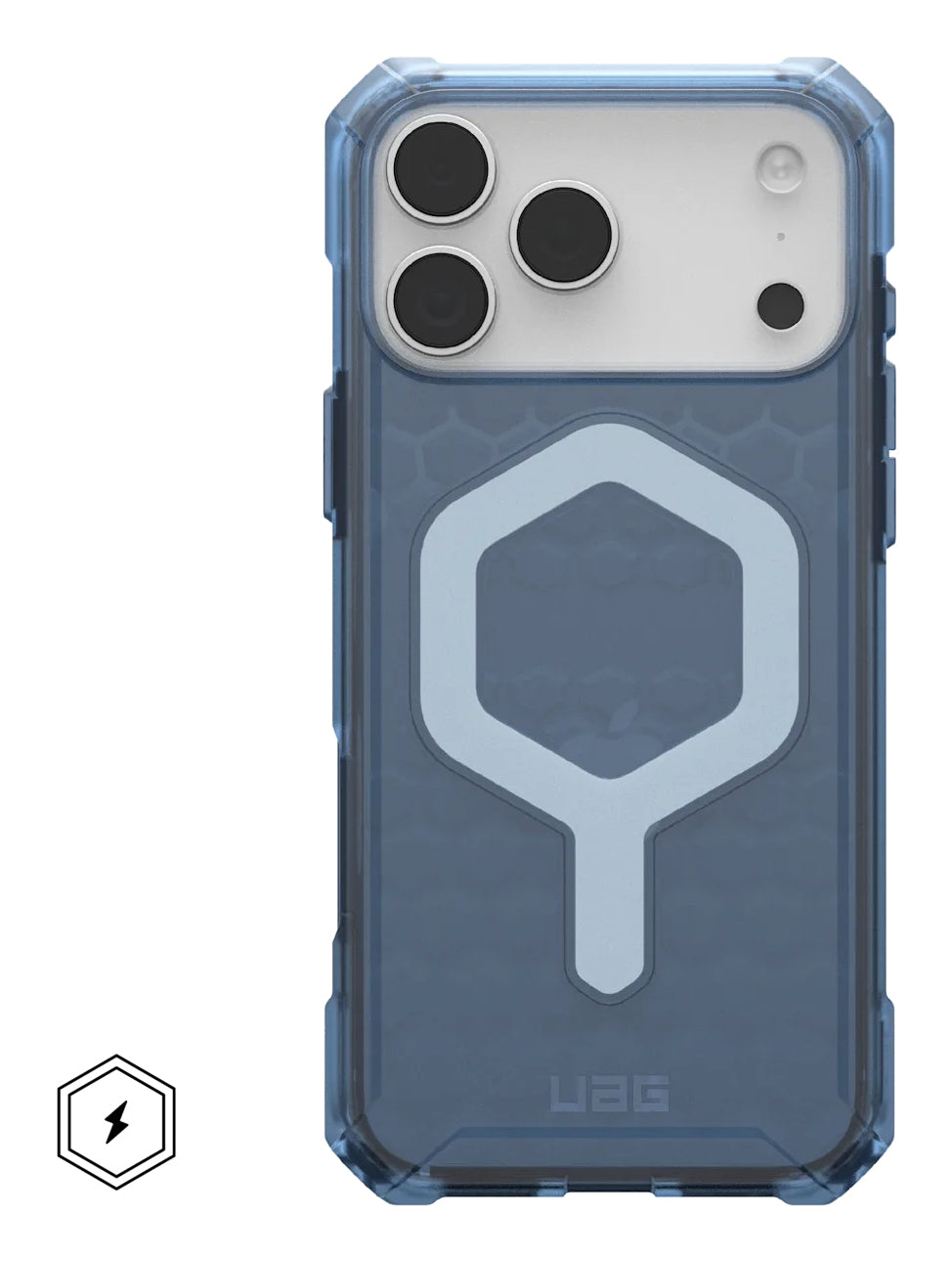 Urban Armor Gear Backcover – für Apple iPhone 17 Pro Max – Wolkenblau – TPU, MagSafe-kompatibel