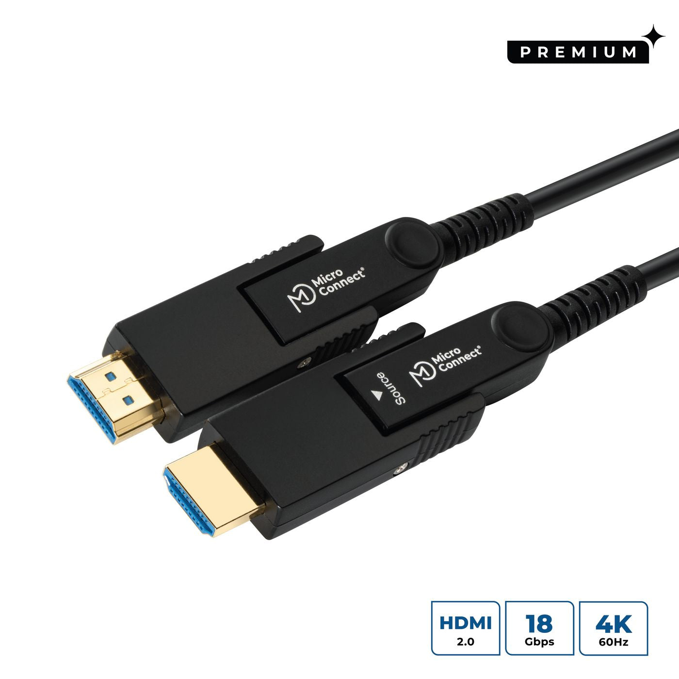 Microconnect HDMI-Kabel, HDMI/HDMI, Schwarz