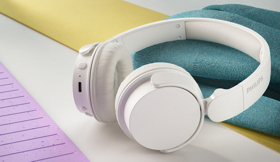 Philips TAH4209WT/00 – On-Ear Headset – Bluetooth 5.3, geschlossen – weiss – bis 25 h