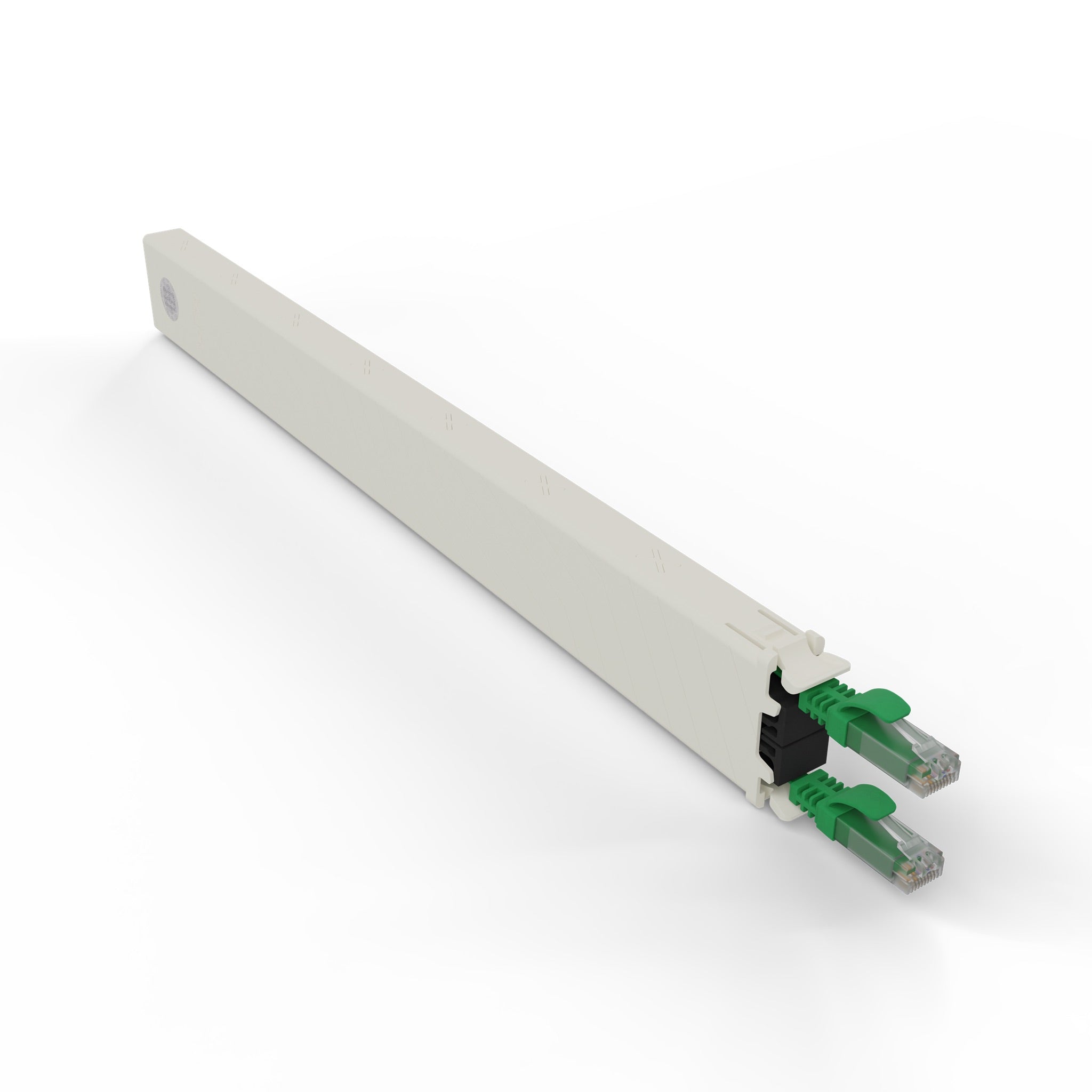 PATCHBOX .one Cassette 8RU Patchkabel – Cat6a U/UTP, 0,8 m, Grün, RJ-45