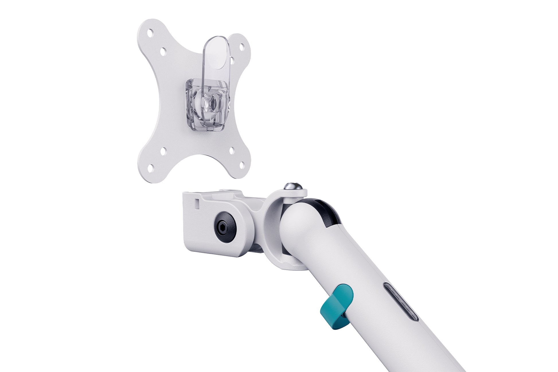 Digitus Monitorarm Tischhalterung – Klemme/Durchführung – bis 35" – VESA 75×75/100×100 mm – für Monitore