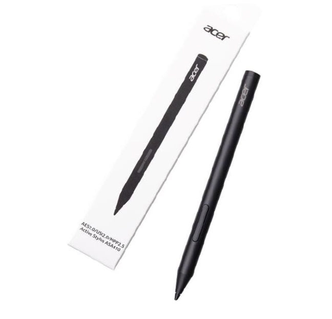 Acer Eingabestift für Tablets mit USI 2.0/MPP 2.5 – 4096 Druckstufen, AAAA Batterie (96 h) – Schwarz