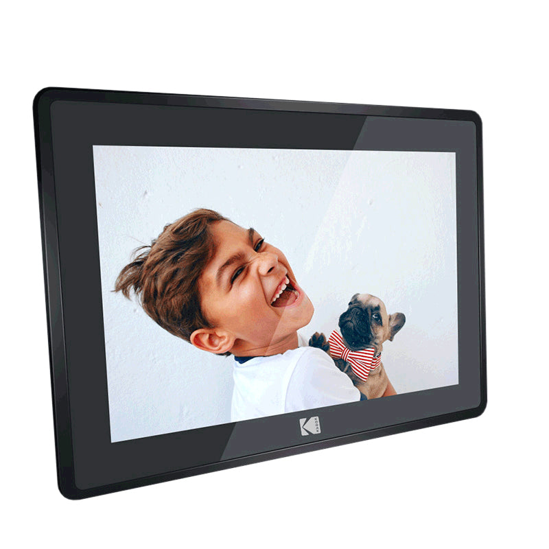 Kodak Digitaler Bilderrahmen RCF-106H 10" – 1280 × 800, IPS, Touchscreen, WLAN, 16 GB, SD, SDHC, Schwarz