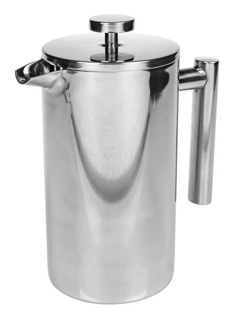 Furber. Furber French Press / Kaffeebereiter – 1 l, 8 Tassen, Edelstahl, 18,5 × 21,5 × 10,5 cm