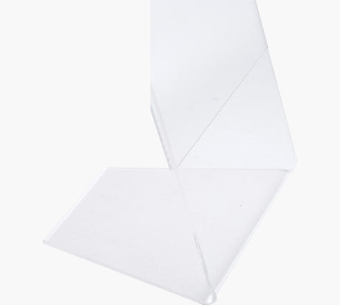 Exacompta Tischaufsteller – für DL – hoch – transparent – Acryl – 100 × 212 × 76 mm – 1 Stk.