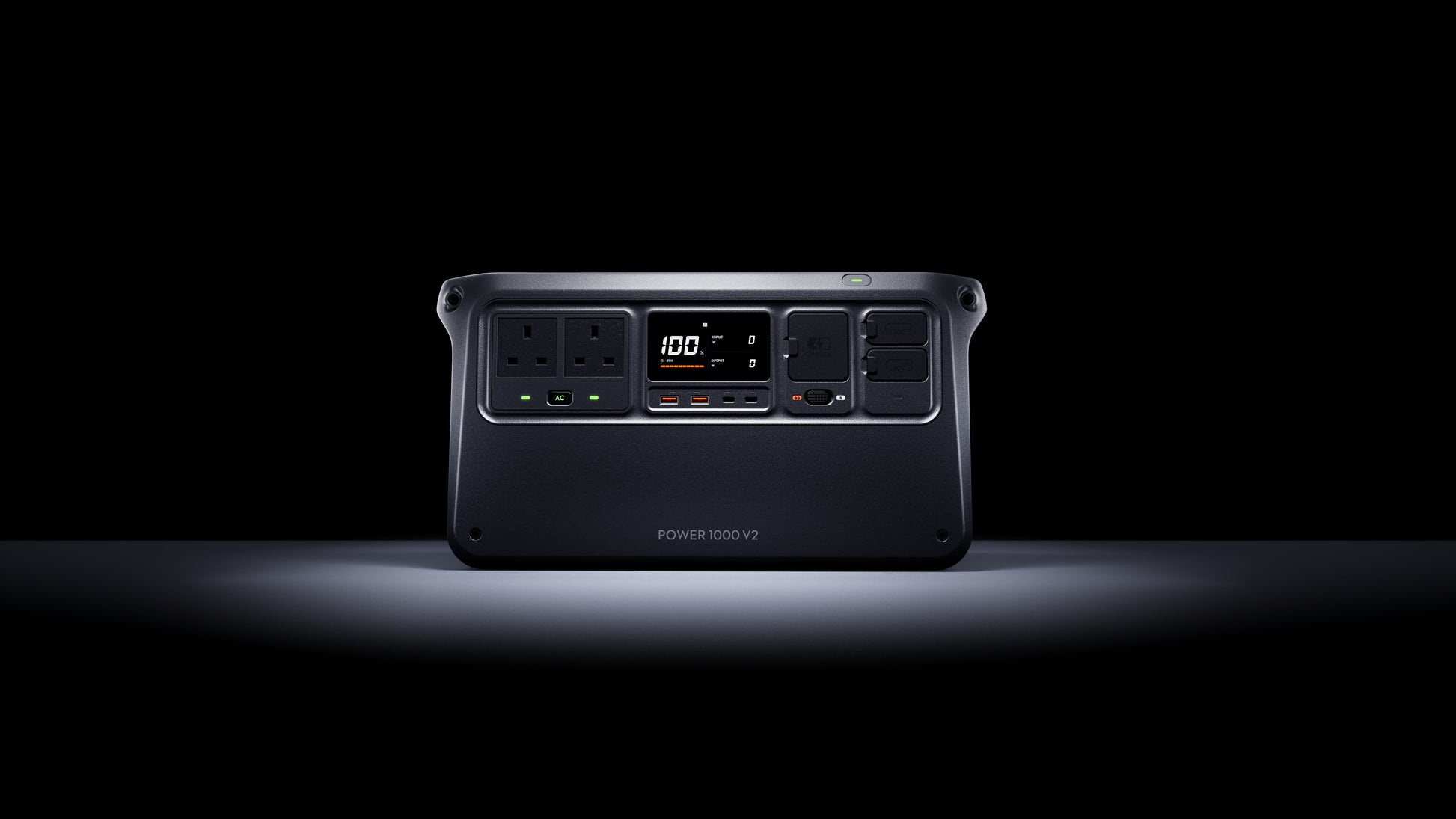 DJI Power 1000 V2 – Powerstation, 1024 Wh, 2600 W AC, LiFePO4, 6× AC, LCD, Wireless Charger