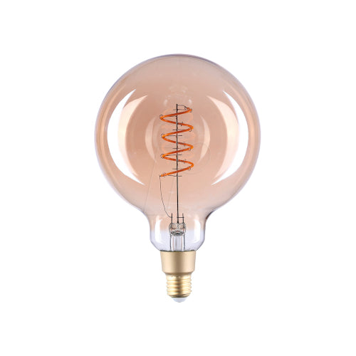 Shelly Smart-Leuchtmittel E27 Vintage G125 – 260 lm, 2700 K, WLAN, dimmbar – Weiss