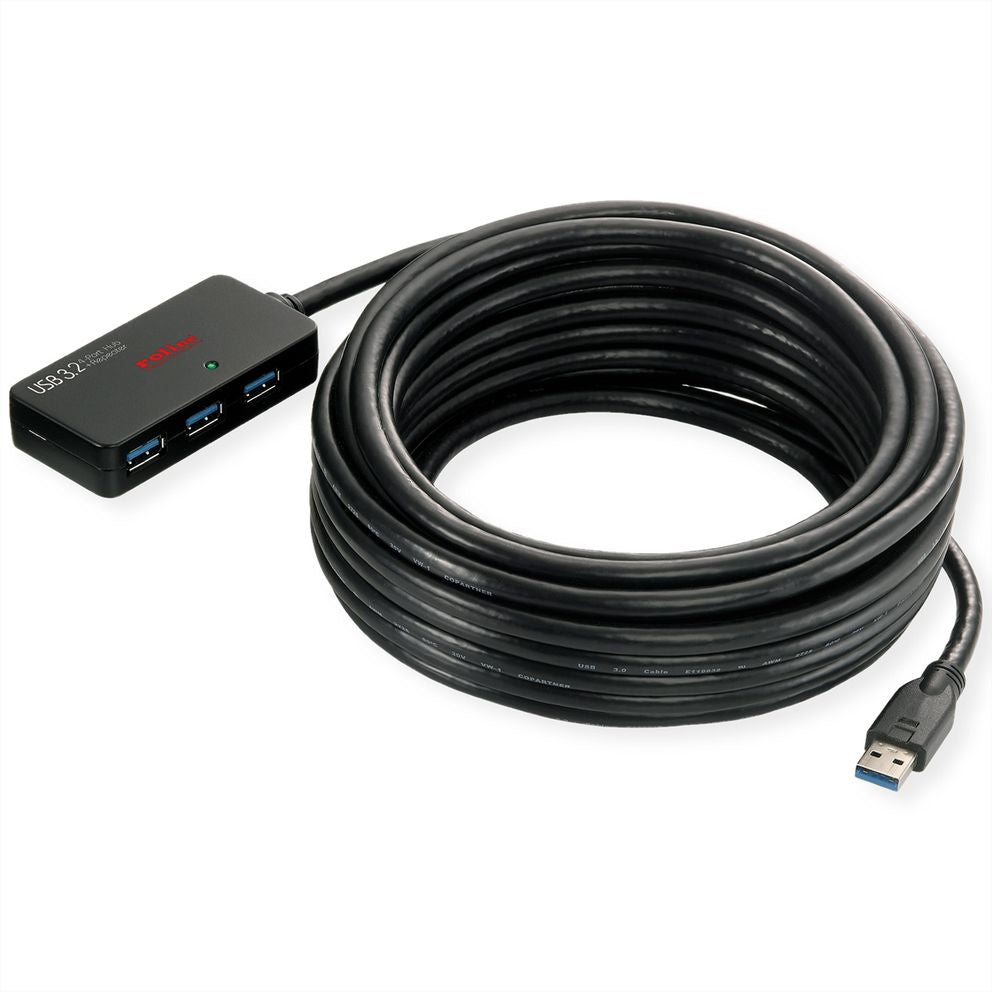 ROLINE USB-Hub – 4× USB-A