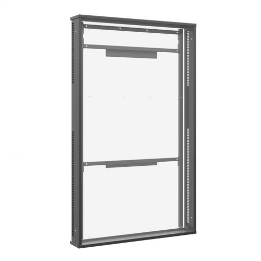 Hagor WH OH75 Rahmen – 46", hochwetterfest, belüftet – für WH OH 75 – Schwarz