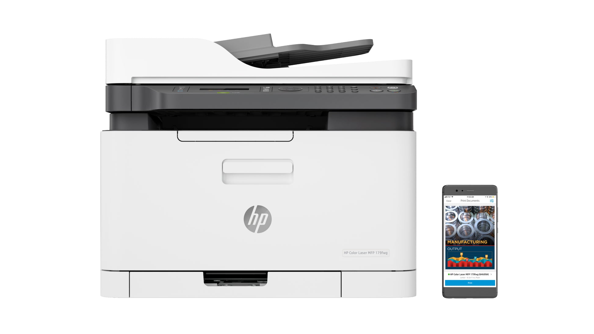 HP 179Fwg – Farbiger Laser-MFP A4 – WLAN – 18 Seiten/Min S/W