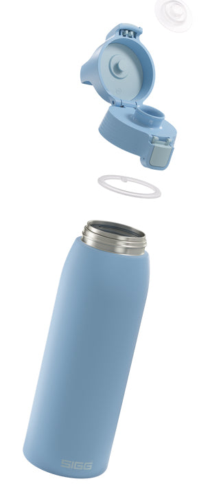 SIGG Shield ONE Trinkflasche 1 l – Edelstahl, Weithals, Klappdeckel