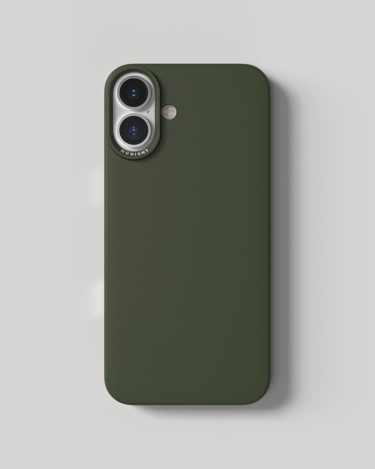 NUDIENT Thin – Backcover – für Apple iPhone 16 Plus – MagSafe, Kunststoff, Grün