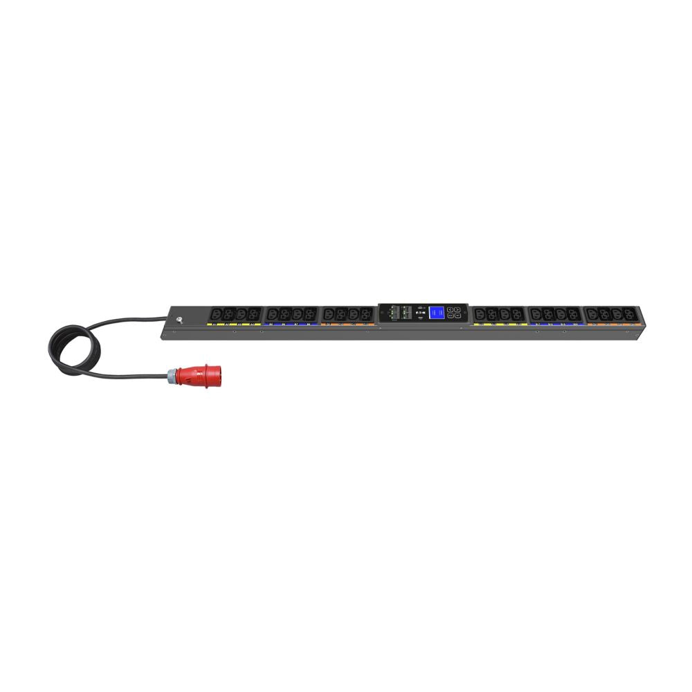 Eaton Rack-PDU Metered 0U, 3-phasig 11 kW, (12×C13 + 12×C39), Eingang CEE 16A 3Ph, 3 m – schwarz