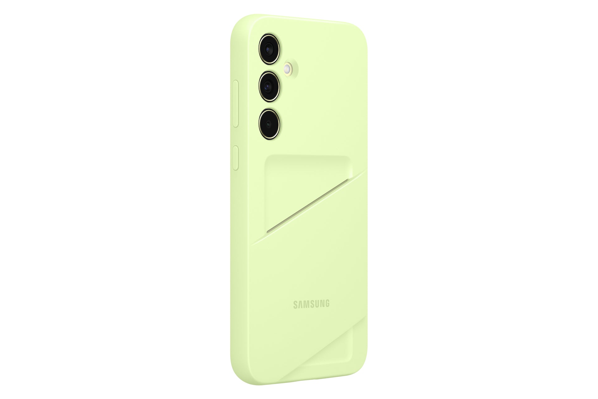 Samsung Backcover – für Samsung Galaxy A35 5G – Limette – TPU, mit Kartenfach