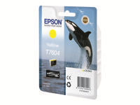 Epson Tintenpatrone T7604, Gelb, 25,9 ml