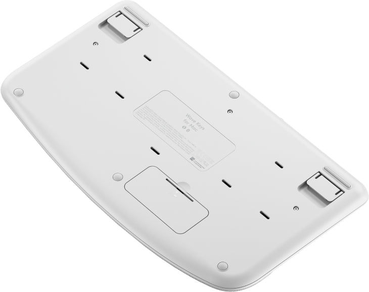 Logitech Wave Keys Für Mac – Tastatur, kabellos (Bluetooth), FR-Layout (FR), Weiss – für macOS