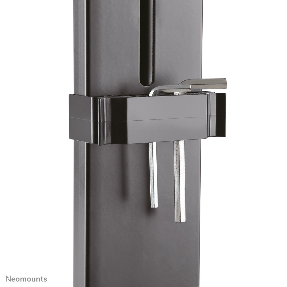 Neomounts FPMA D860BLACK – Tischhalterung, bis 32", VESA 100 × 100 mm, 8 kg, neigbar, schwarz