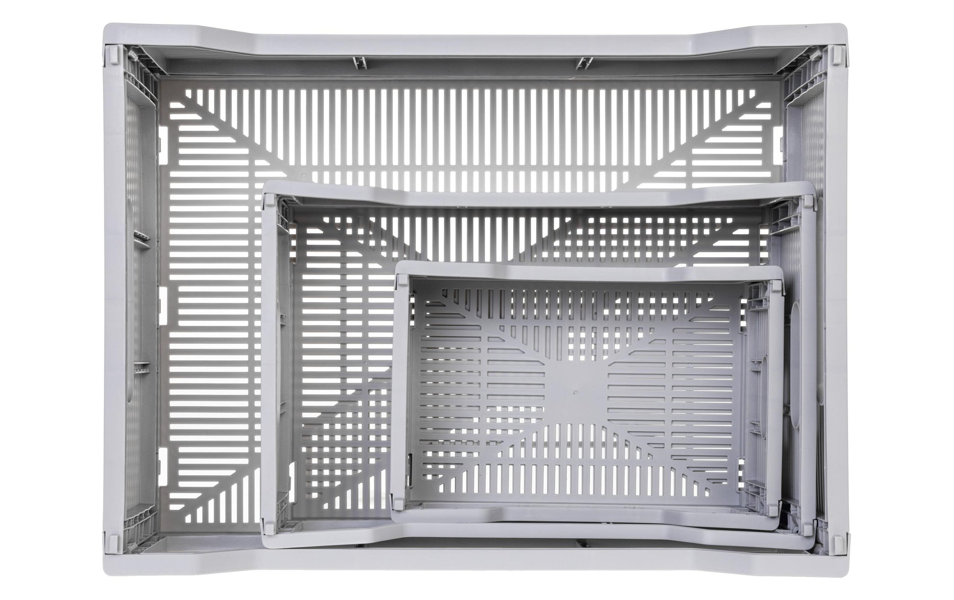 COCON Aufbewahrungsbox 2,97 l (mit Griff) – Polypropylen – Grau – 220 × 90 × 150 mm