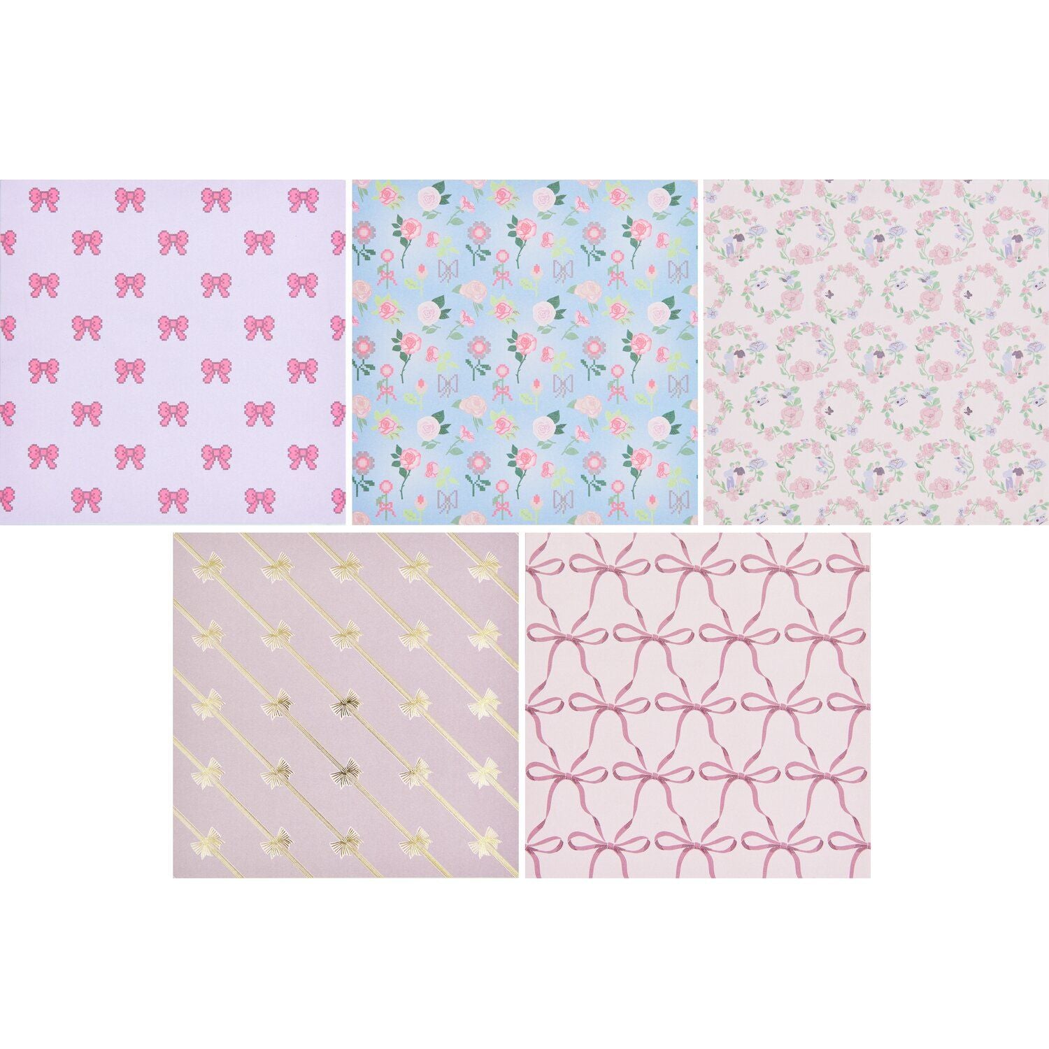 Rico Design Origamipapier – 15 × 15 cm, rosa, 70 g/m² – 50 Blatt
