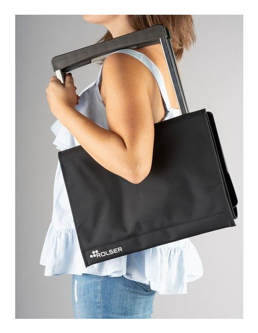 Rolser Stofftasche, Polyester, schwarz, 370×580×190 mm, 40 kg