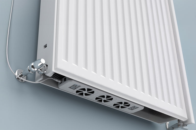 Technaxx Heizungsventilator TX-302 – 1 W, 35 m³/h, 20 dB(A), Weiss – für Warmwasserheizkörper