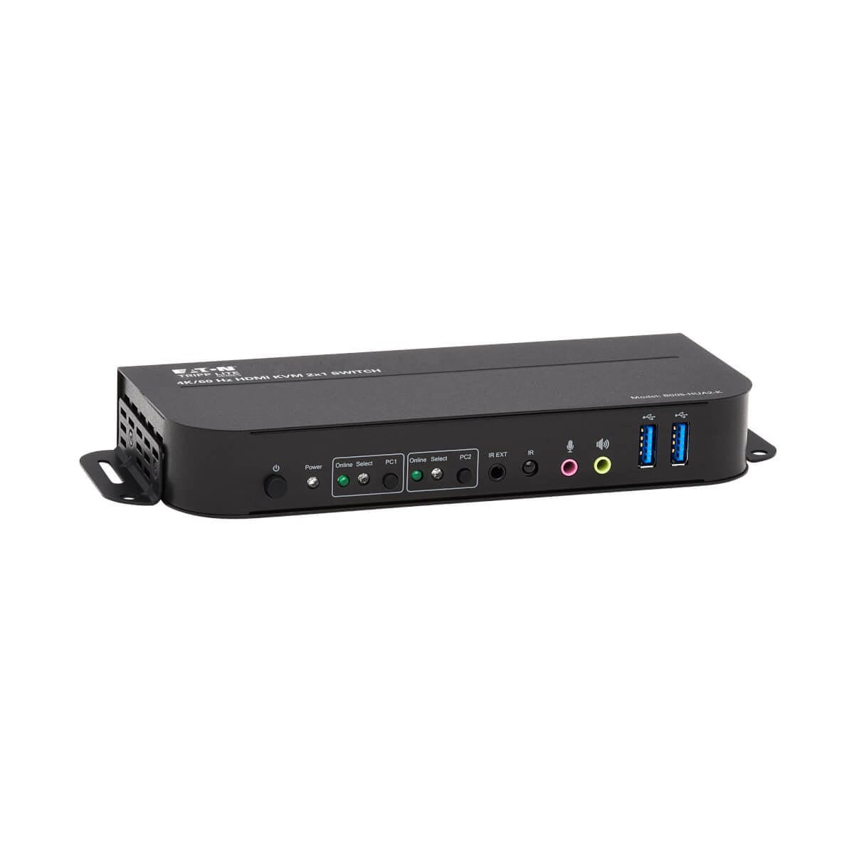 Tripp Lite B005-HUA2-K – 2-Port HDMI KVM-Switch – 4K/60 Hz, USB 3.0-Hub, Audio