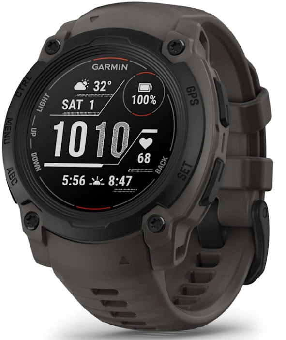 Garmin Instinct E – Smartwatch – 40 mm, Connected GPS, Bluetooth, Regen/Duschebeständig, Schwarz, Sportarmband