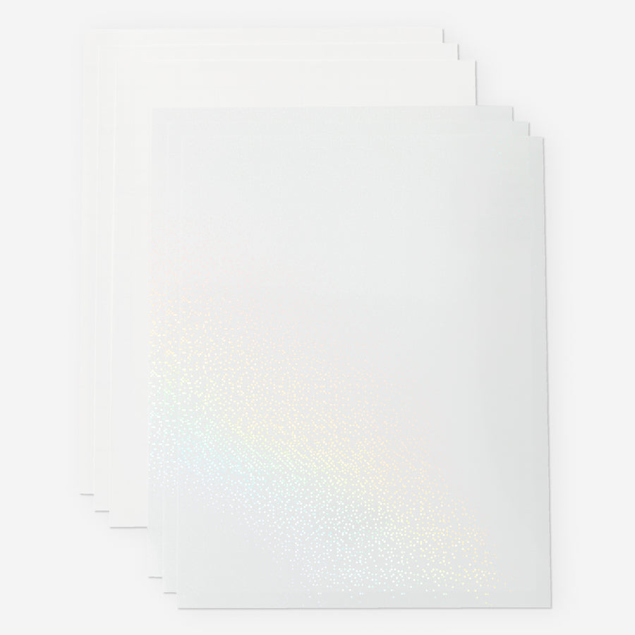 Cricut Stickerpapier – für Cricut Maker, Explore 3 und Joy Xtra – A4 – holo – Packung, 5 Stk.