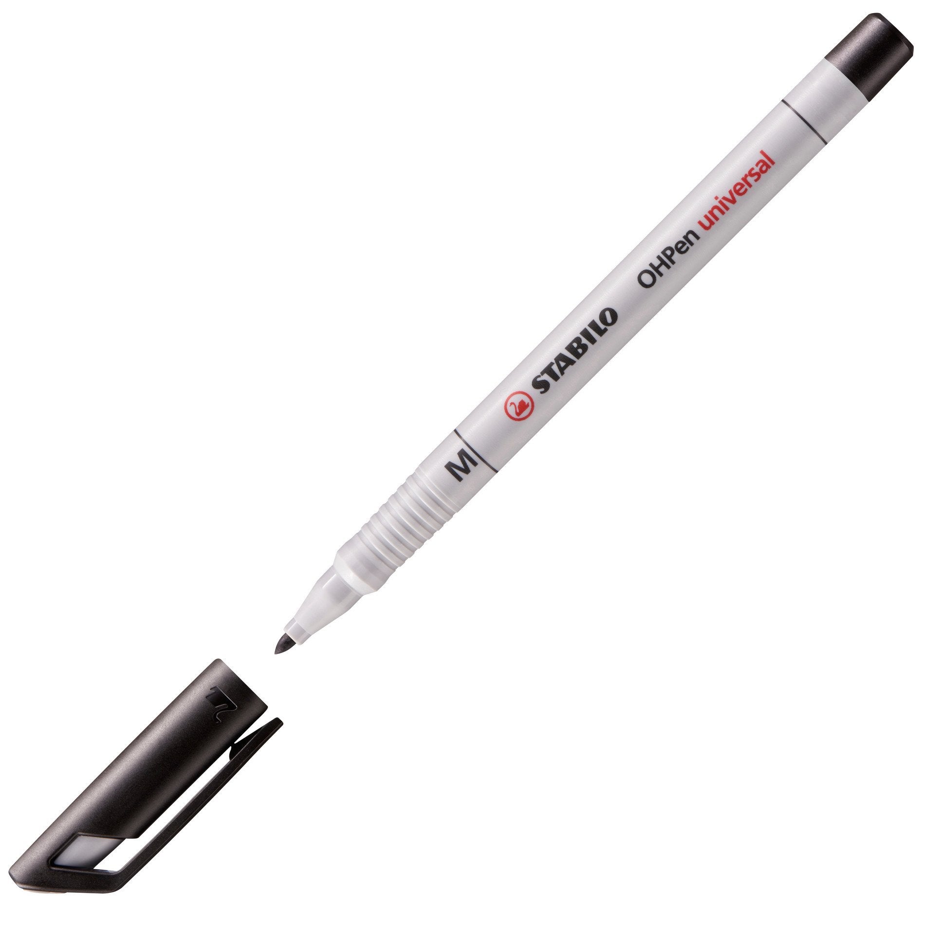 STABILO Non-Permanent-Marker OHPen – mittel 1 mm – schwarz – trocken abwischbar