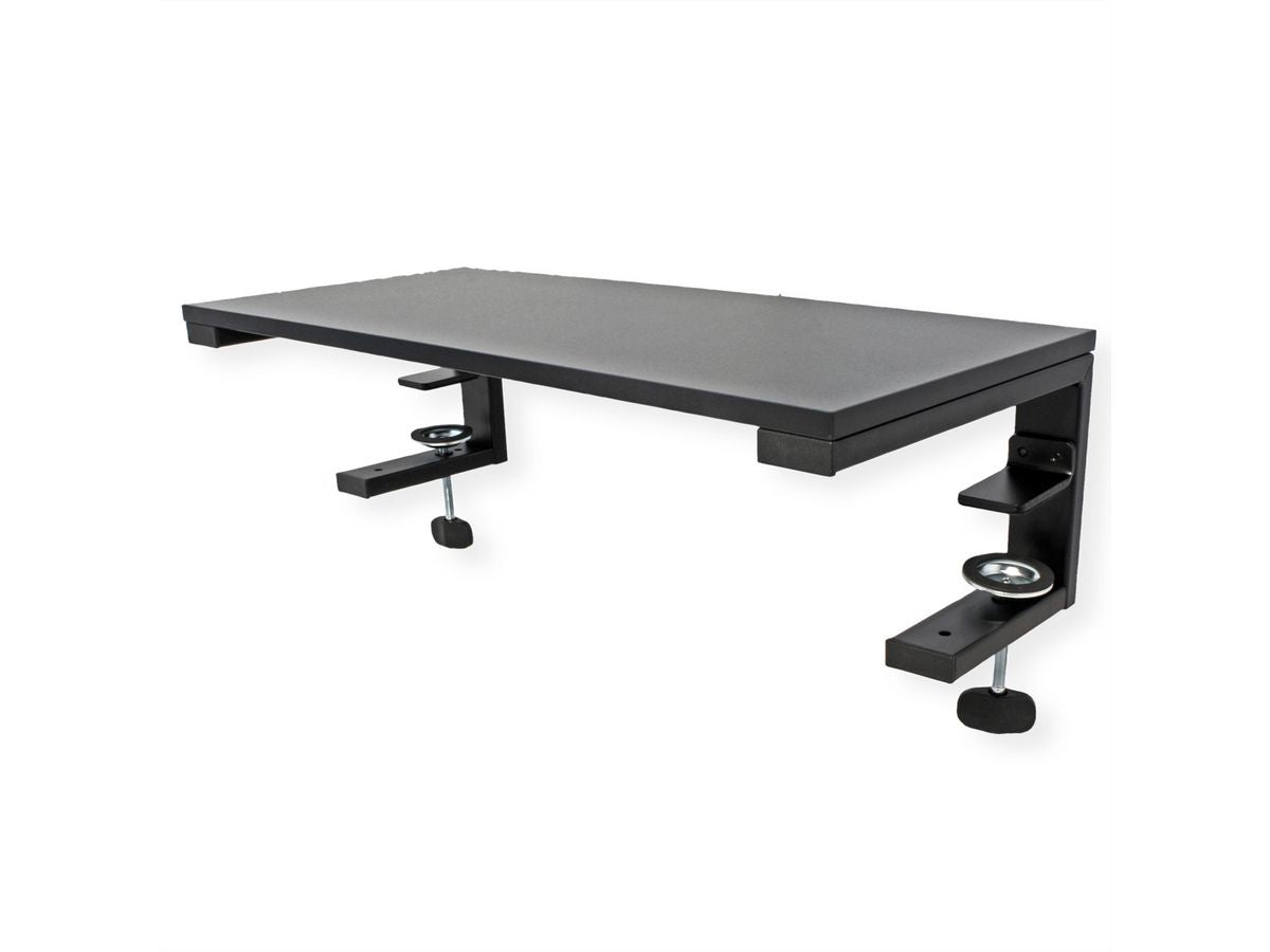 ROLINE Monitor-Tischständer – freistehend – bis 20 kg – höhenverstellbar – schwarz – für Monitore