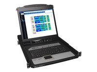 Eaton TIPPLITE NetDirector – KVM-Switch, 8-Port, 1U Rack-Konsole, 19" LCD, KVM über IP