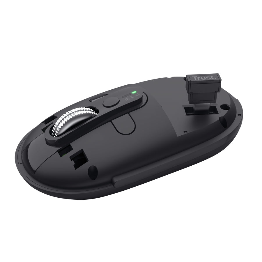 Trust Seron Slim Multi – Maus – Kabellos (Bluetooth/2,4 GHz), 3200 DPI, beidhändig