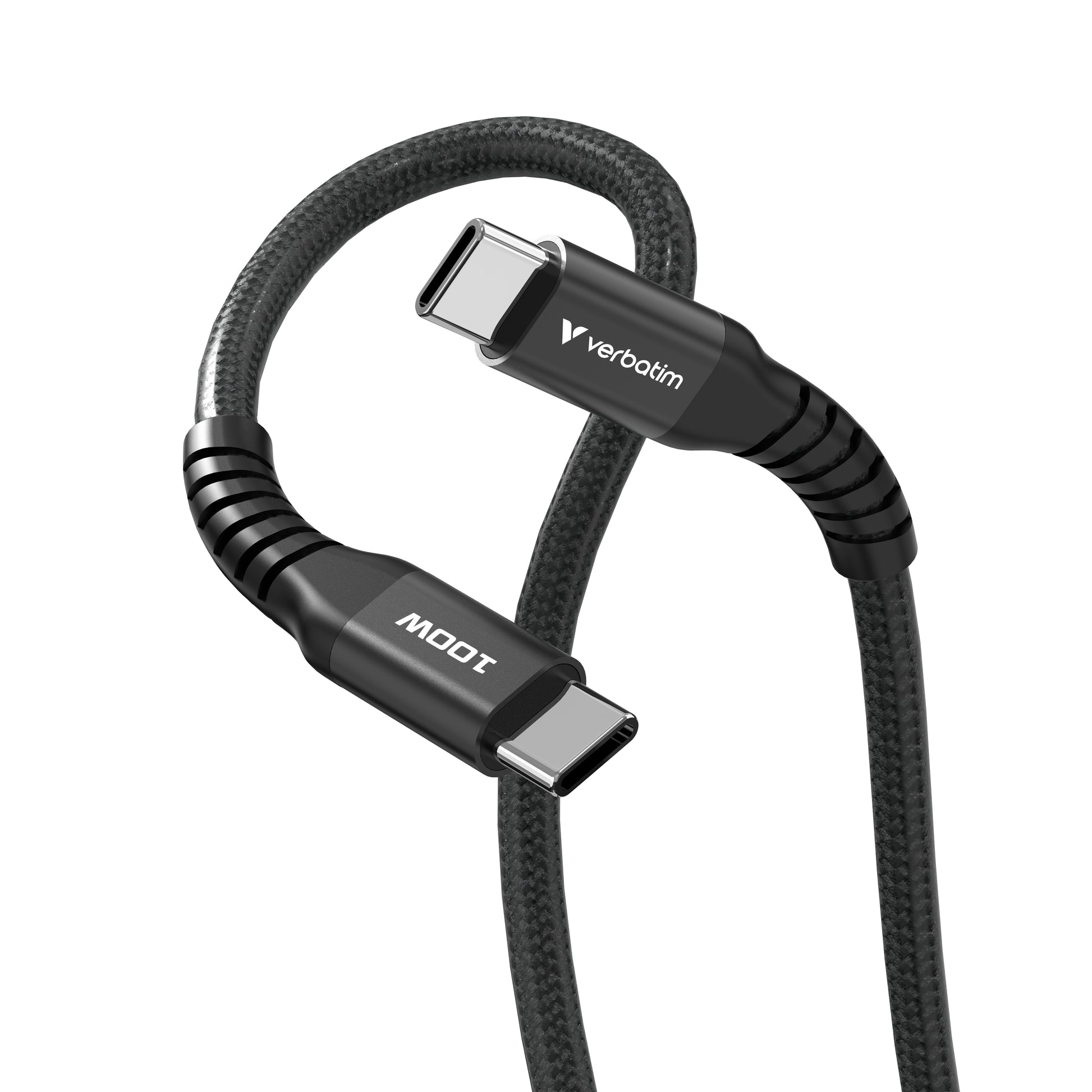 Verbatim USB-C auf USB-C Kabel – USB 2.0 (480 Mbit/s) – 1,2 m – PD 100 W – für iPhone 15/16 und mehr