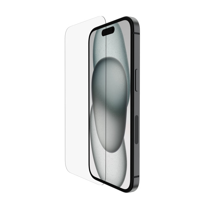 Belkin Displayschutz ULTRAGLASS2 – für Apple iPhone 15 Pro/14 Pro – Gehärtetes Glas