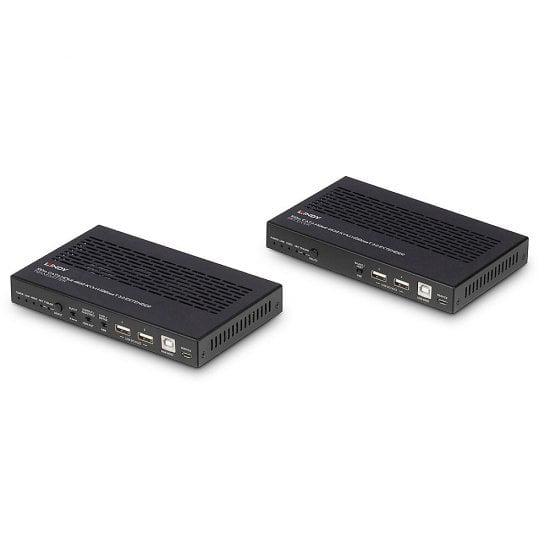 Lindy HDMI KVM-Extender über HDBaseT (Cat6A), bis 100 m, 4K (3840 × 2160)
