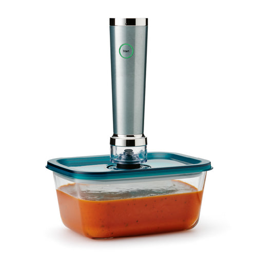 Solis Vakuumiercontainer – 1,3 l, 20 × 14 × 9 cm, für Vac Stick und andere Vakuumgeräte