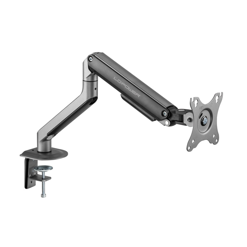 LC-Power LC-EQ-A32B – Monitorarm Tischhalterung – Klemme/Durchführung – 1 Monitor – 17–32" – VESA 75×75/100×100