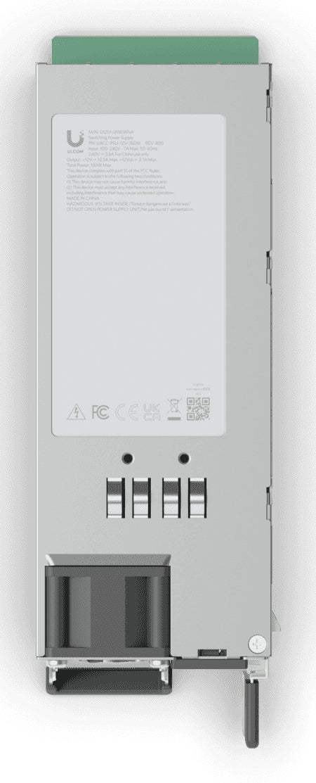 Ubiquiti Hot-Swap-Netzteilmodul 150 W – 12 V – für Fortress Gateway, Gateway Enterprise