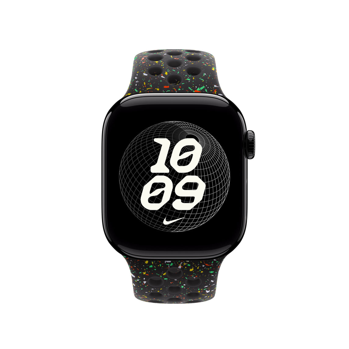 Apple Nike Sport Band – Armband – für Apple Watch 42 mm, Schwarz, S/M, Polymer