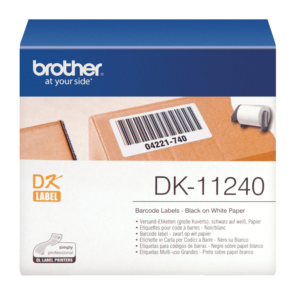 Brother Versand-Etiketten, 102 mm × 51 mm, weiss, Papier, permanent, 600 Etiketten