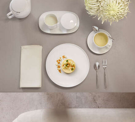 Villeroy & Boch Afina Zuckerdose – 90 ml, Ø 9,1 cm, H 6,1 cm, Porzellan, mit Deckel, spülmaschinenfest