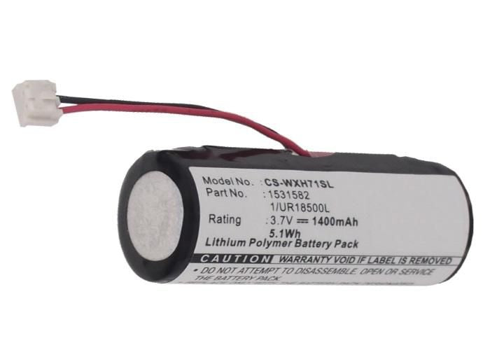CoreParts 18500 Akku, Li-Ion, 1400 mAh, 3,7 V – für Wella Shaver Xpert HS71, Xpert HS71 Profi