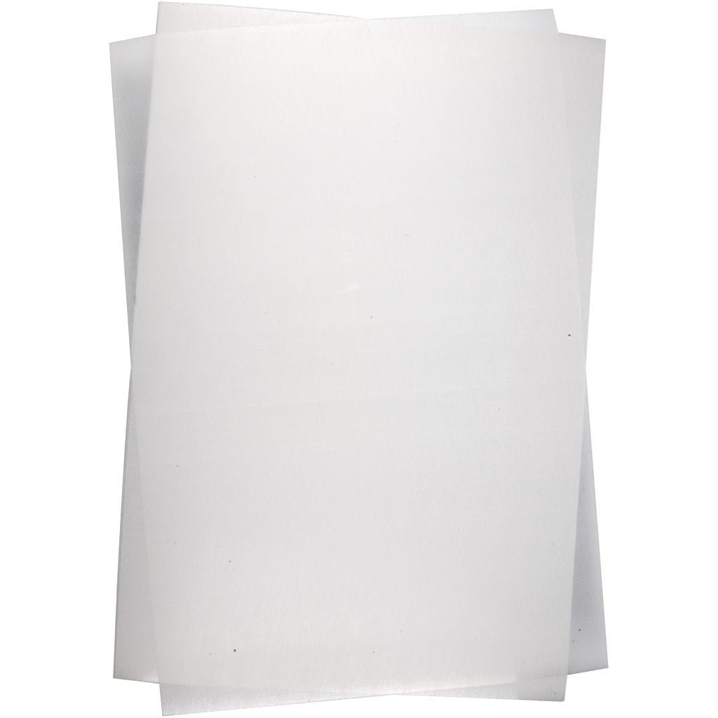 Creativ Company Schrumpfplatten glänzend – transparent – 20 × 30 cm