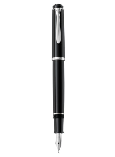 Pelikan P 205 – Federspitze F – schwarz – Patronen