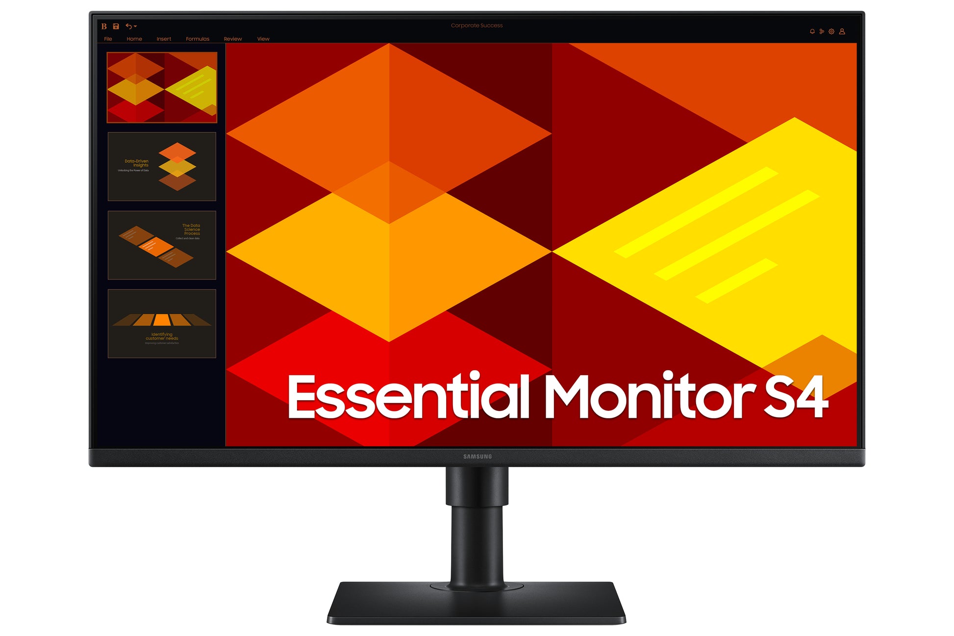 Samsung S40GD – Monitor, 27", 1920 × 1080 (Full HD), IPS, 100 Hz, 250 cd/m², VESA 100 × 100, Schwarz