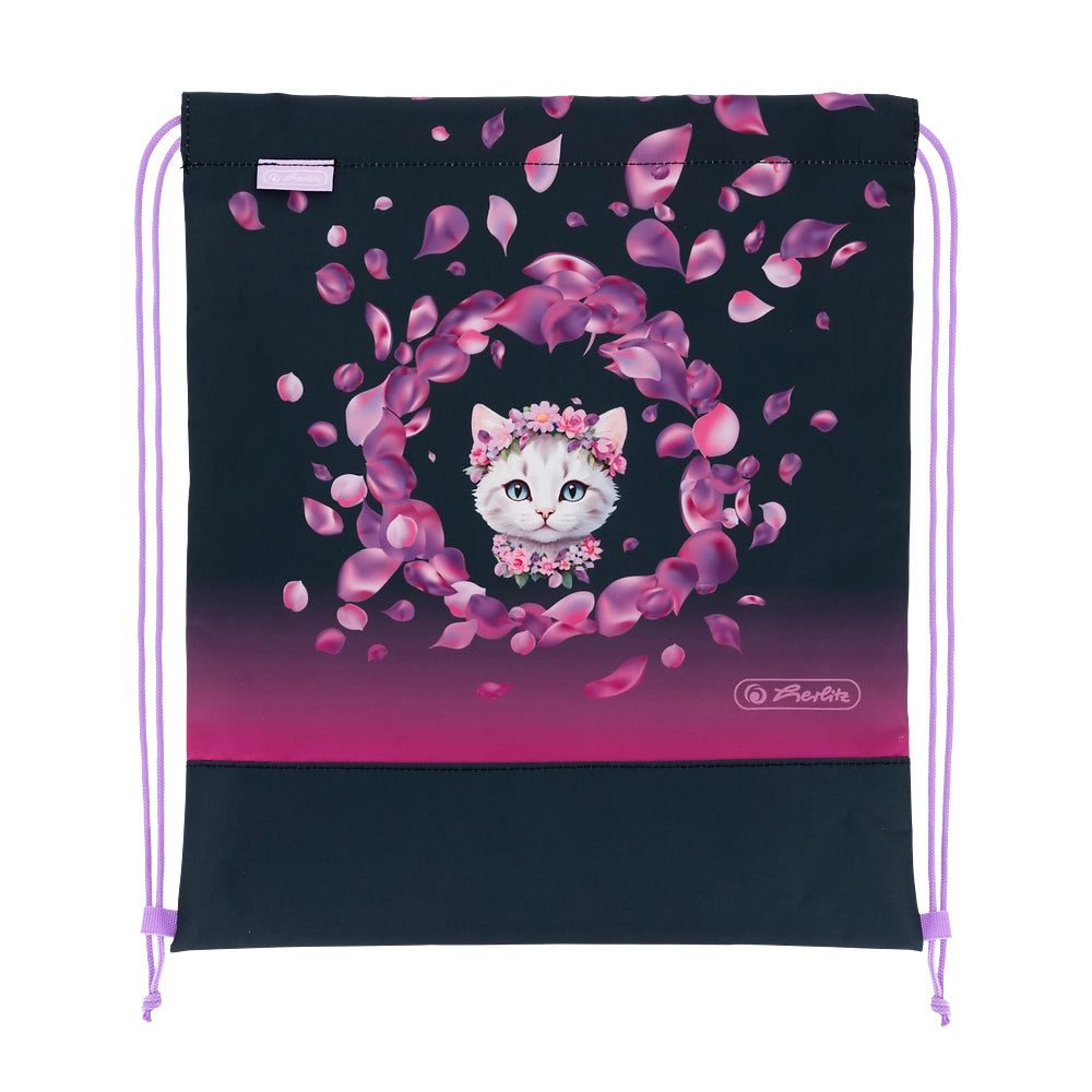 Herlitz Loop Plus – Schulrucksack, Blossom Dance, 17 l, 37×22×31 cm, ergonomisches Rückenpolster
