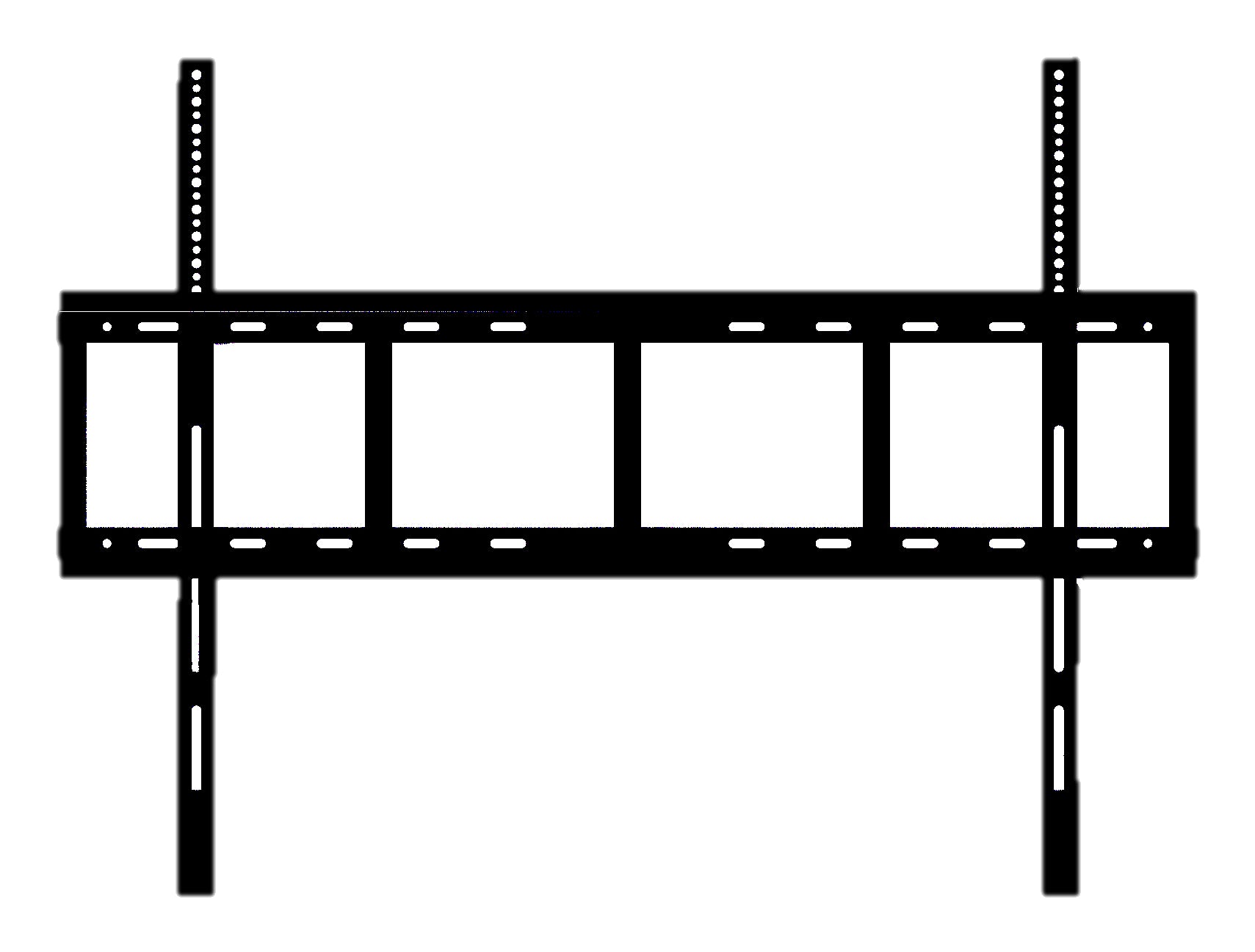 Yealink Wandhalterung, für 75–86", für MeetingBoard 75/86 Pro, schwarz