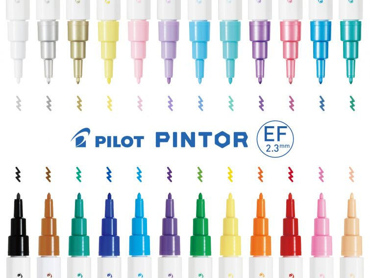 Pilot Bastelset Schlüsselanhänger – 4 Pigment Marker Pintor