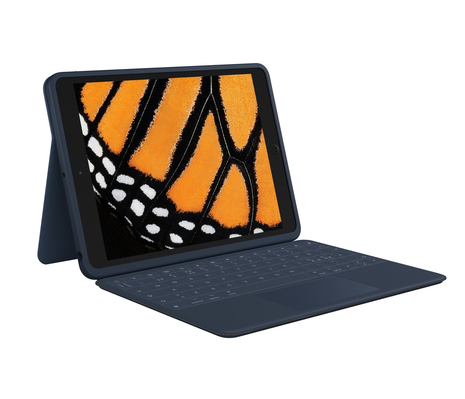 Logitech Rugged Combo 3 Touch – Tastatur mit Touchpad, Blau
