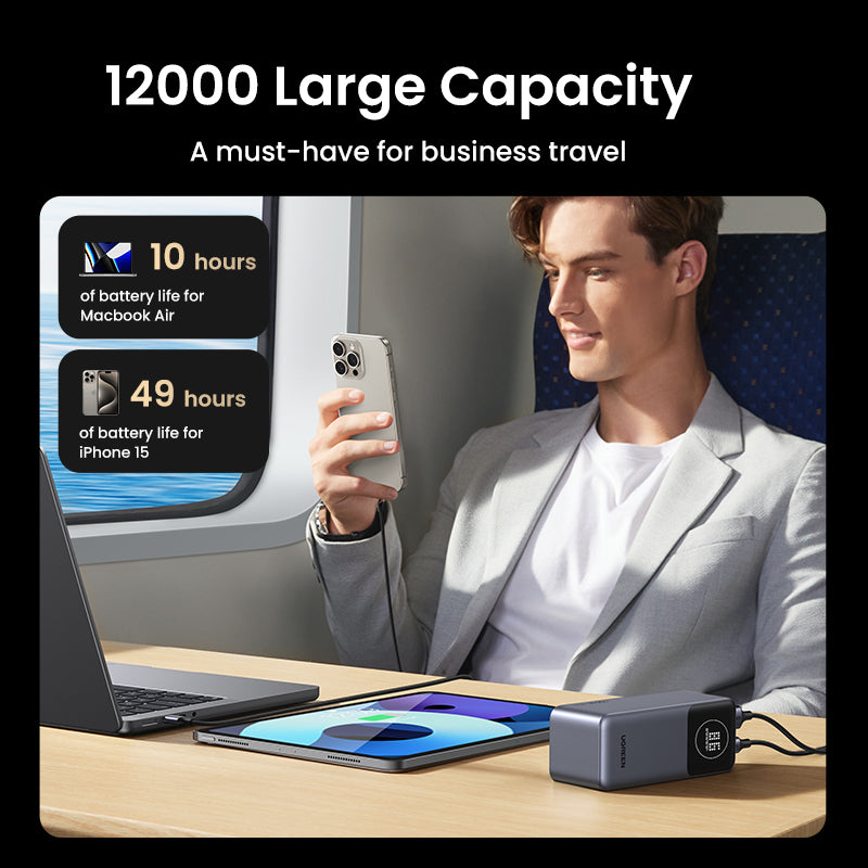 Ugreen Powerbank 12000 mAh, PD 100 W